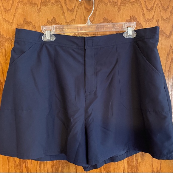 Swimsuits For All Other - Swimsuits For All Blue Flat Front Swim Shorts 18